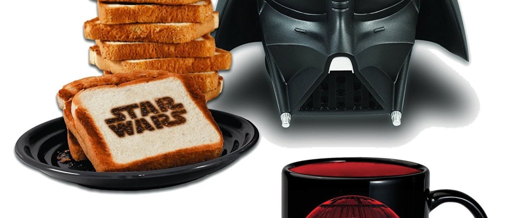 Star Wars Frühstücksset mit Toaster und Tasse